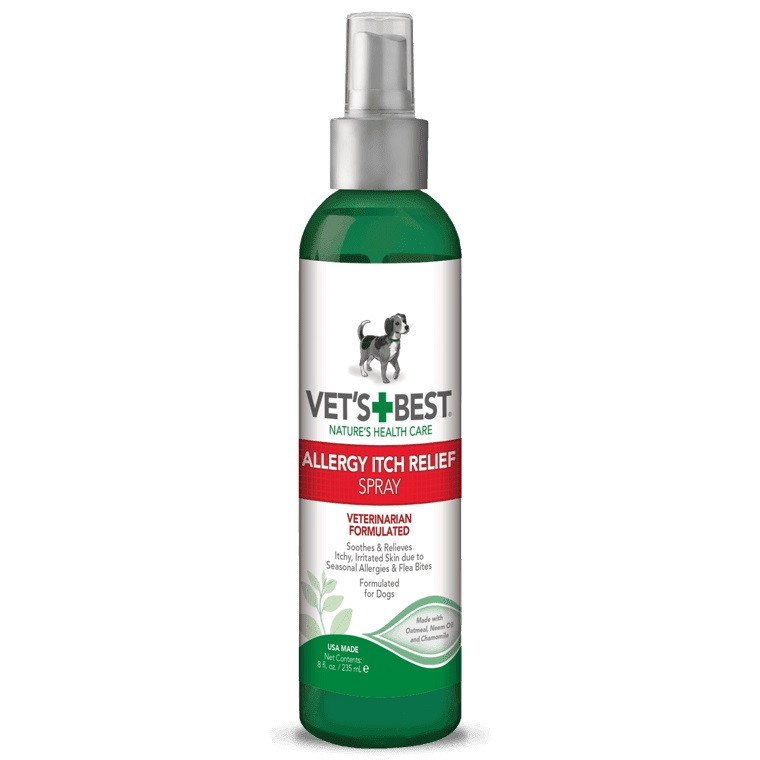 

Спрей для собак при аллергии, устраняет зуд и раздражения Vet's Best Allergy Itch Relief Spray 236 мл