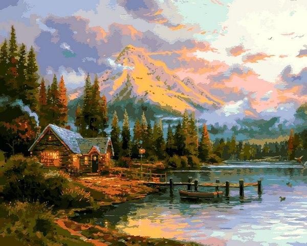 

Картина по номерам Окончание прекрасного дня, 40x50 см., Mariposa