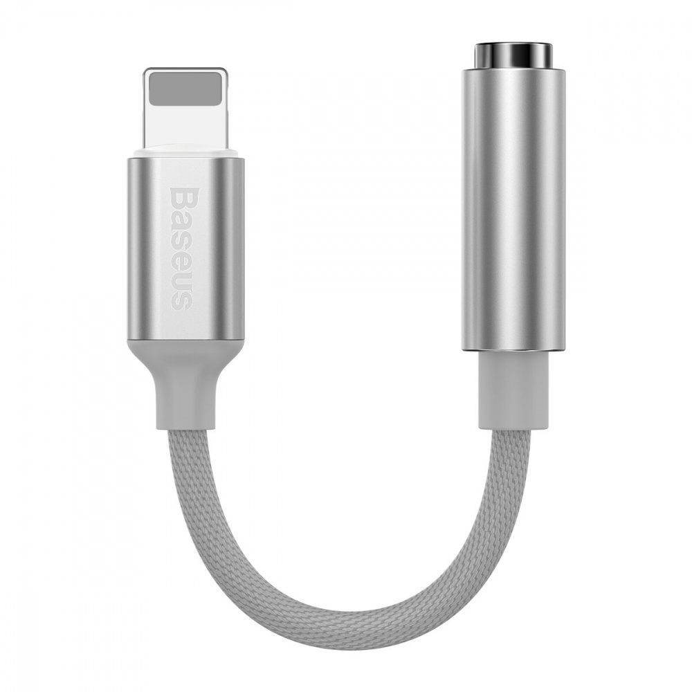 

Переходник AUX Baseus Lightning to 3.5mm Headphone Jack Adapter white