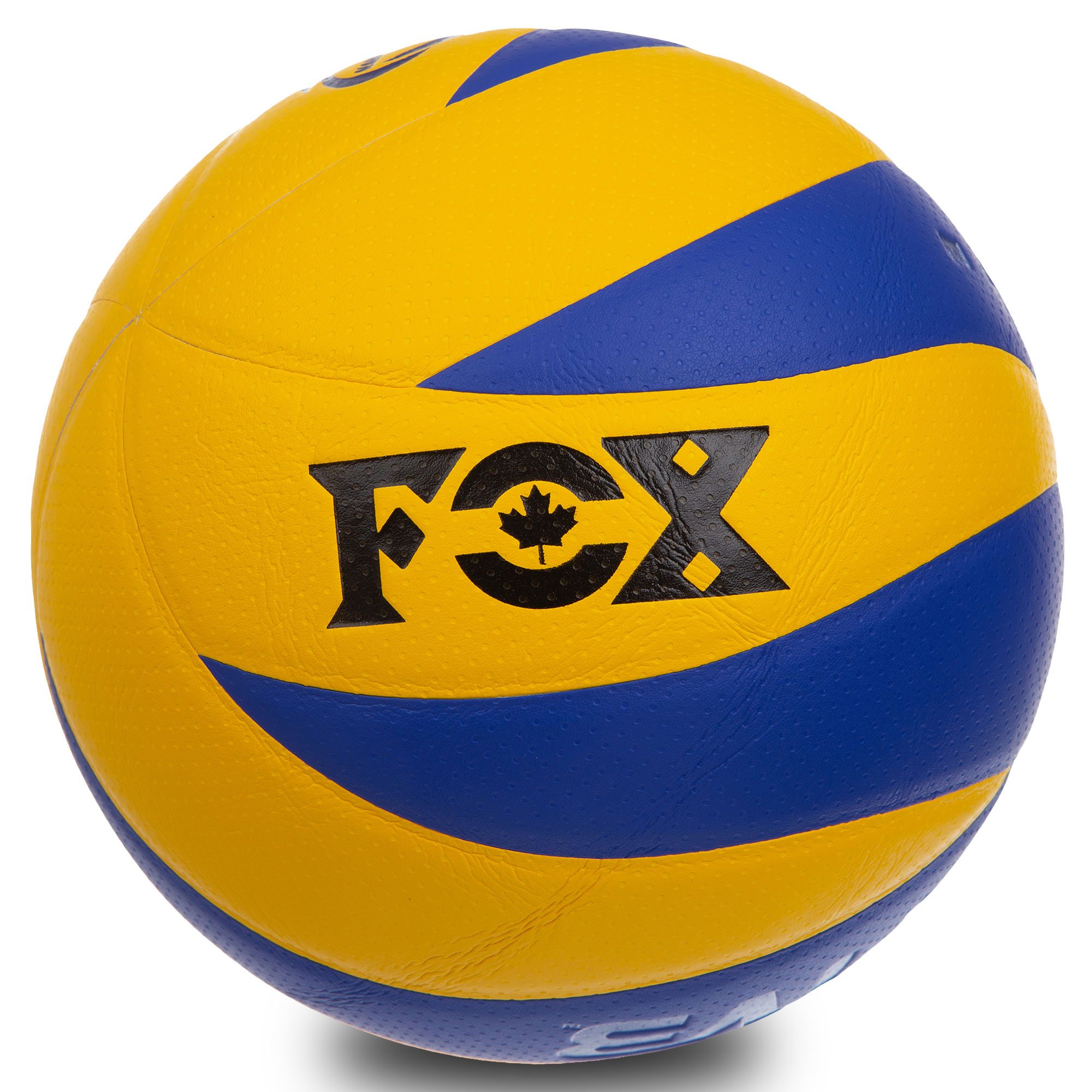 

Мяч волейбольный Клееный PU FOX SD-V8007 (PU, №5, 5 сл., клееный) желтый-синий