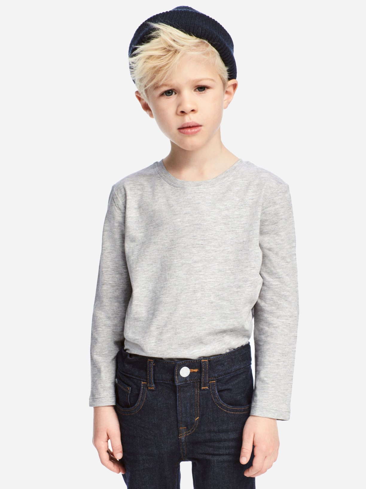 

Лонглив H&M zh0503569 134-140 см Светло-серый