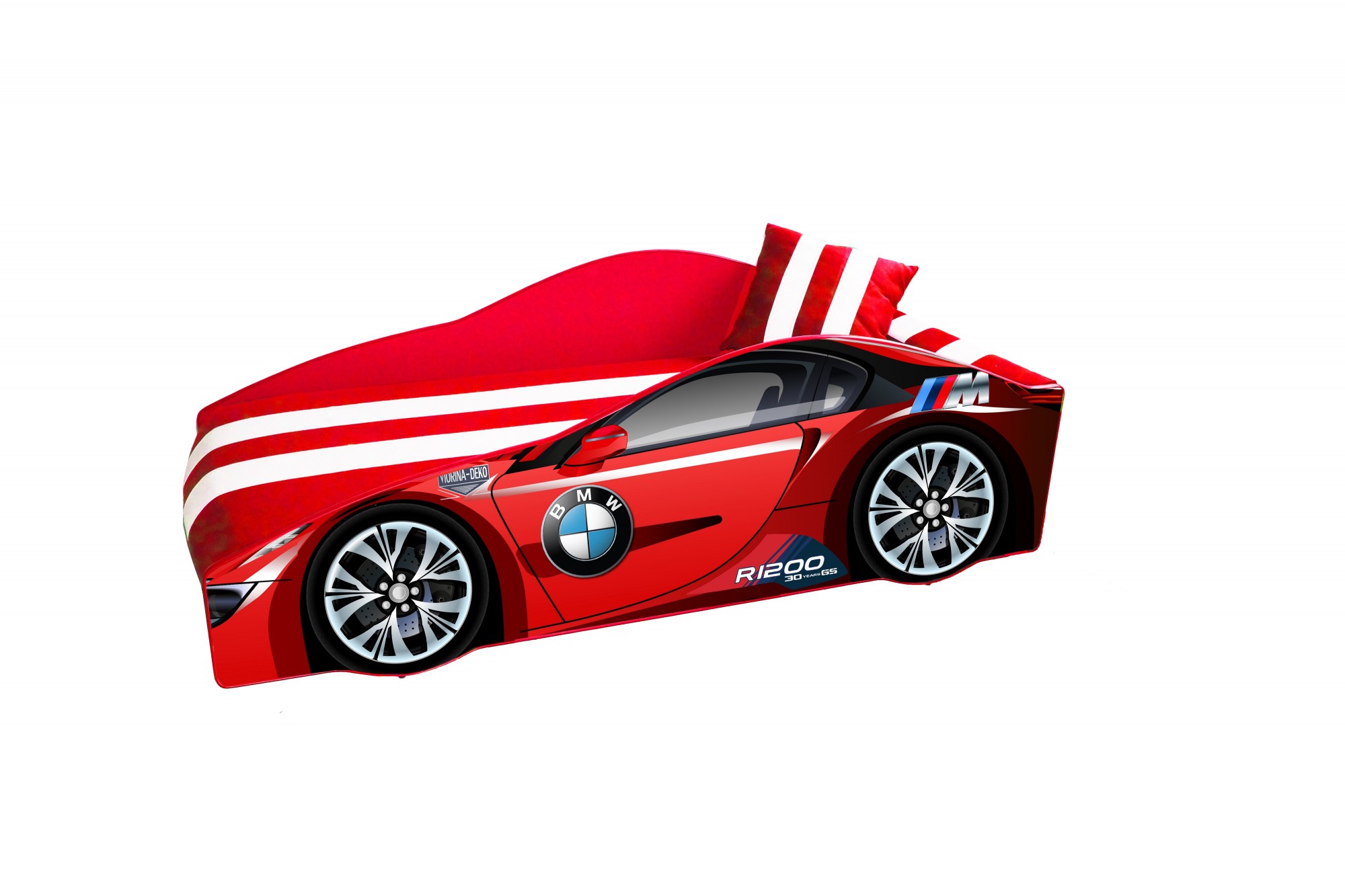 

Кровать машина Viorina-Deko BMW элит 70/155 красная