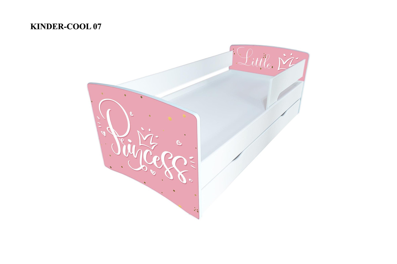

Кровать детская Viorina-Deko Kinder-cool №7 80*170 см с ящиком и бортиком белая