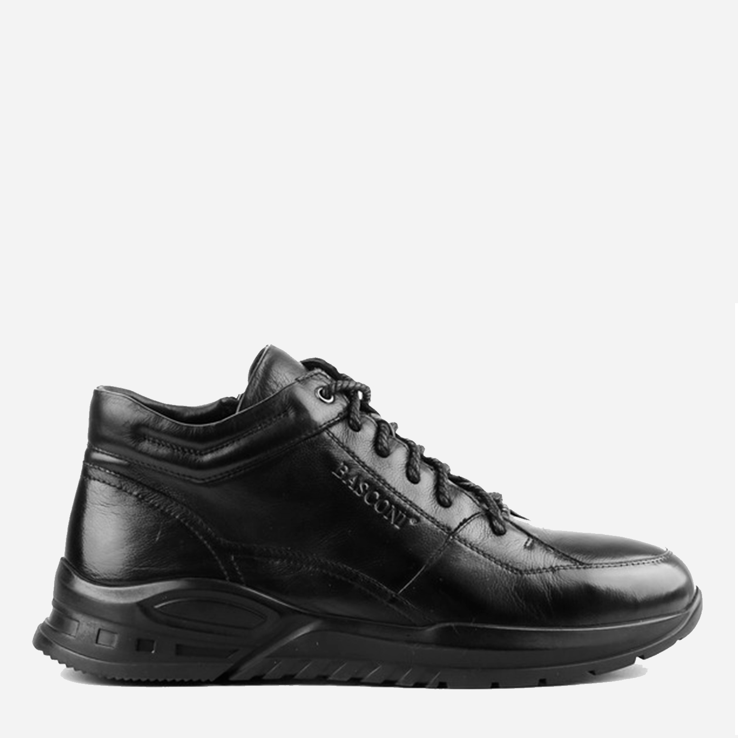 Акция на Чоловічі зимові черевики низькі Basconi 00000013878 41 27.5 см Чорні от Rozetka