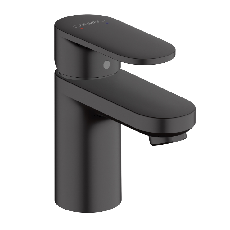 

Смеситель для умывальника Hansgrohe Vernis Blend 70 с донным клапаном pop-up, черный матовый (71550670)