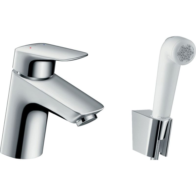 

Смеситель для умывальника Hansgrohe Logis с гигиеническим душем, хром (71290000)