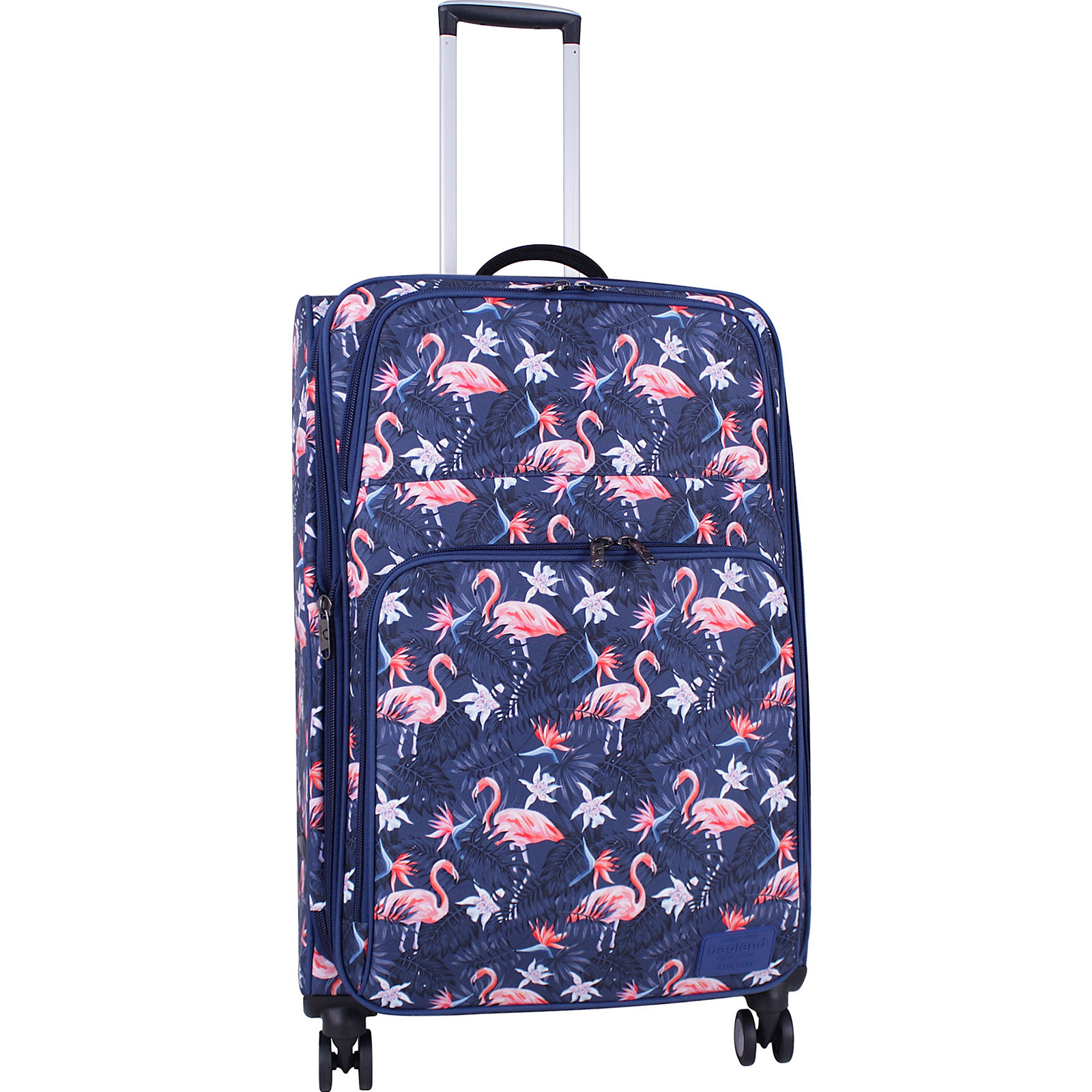 

Чемодан большой Bagland Valencia Flamingo, 83 л., 46х65х28 см., (С762-0037966274)