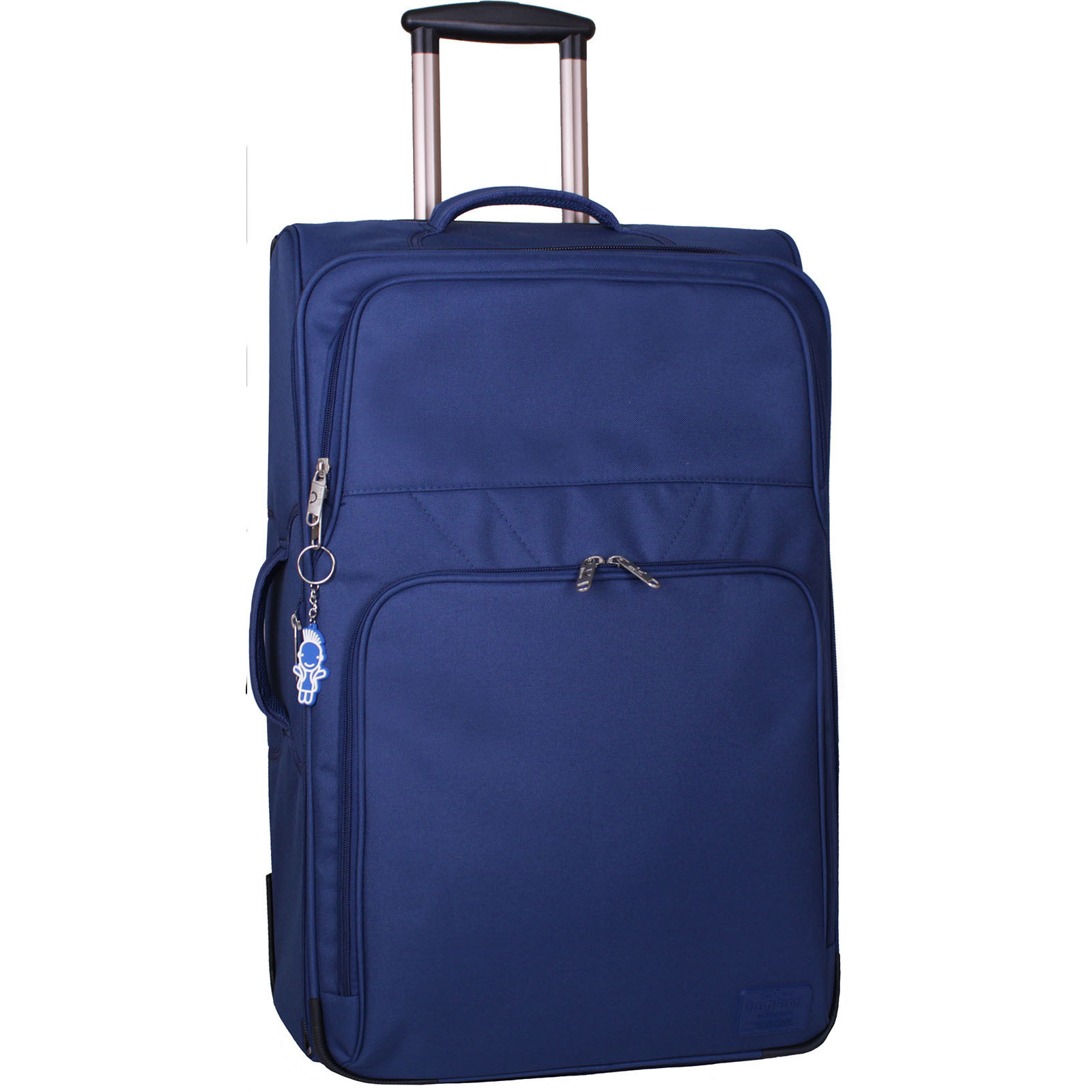 

Чемодан большой Bagland Leon, 70 л., 68х43х24 см., синий, (003766627)