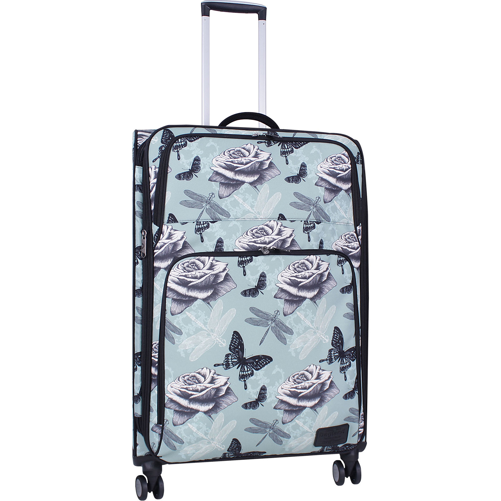

Чемодан большой Bagland Valencia Gray rose, 83 л., 46х65х28 см., (С732-0037966274)
