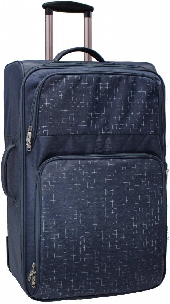 

Чемодан большой Bagland Leon, 70 л., 68х43х24 см., серый, (003767027)