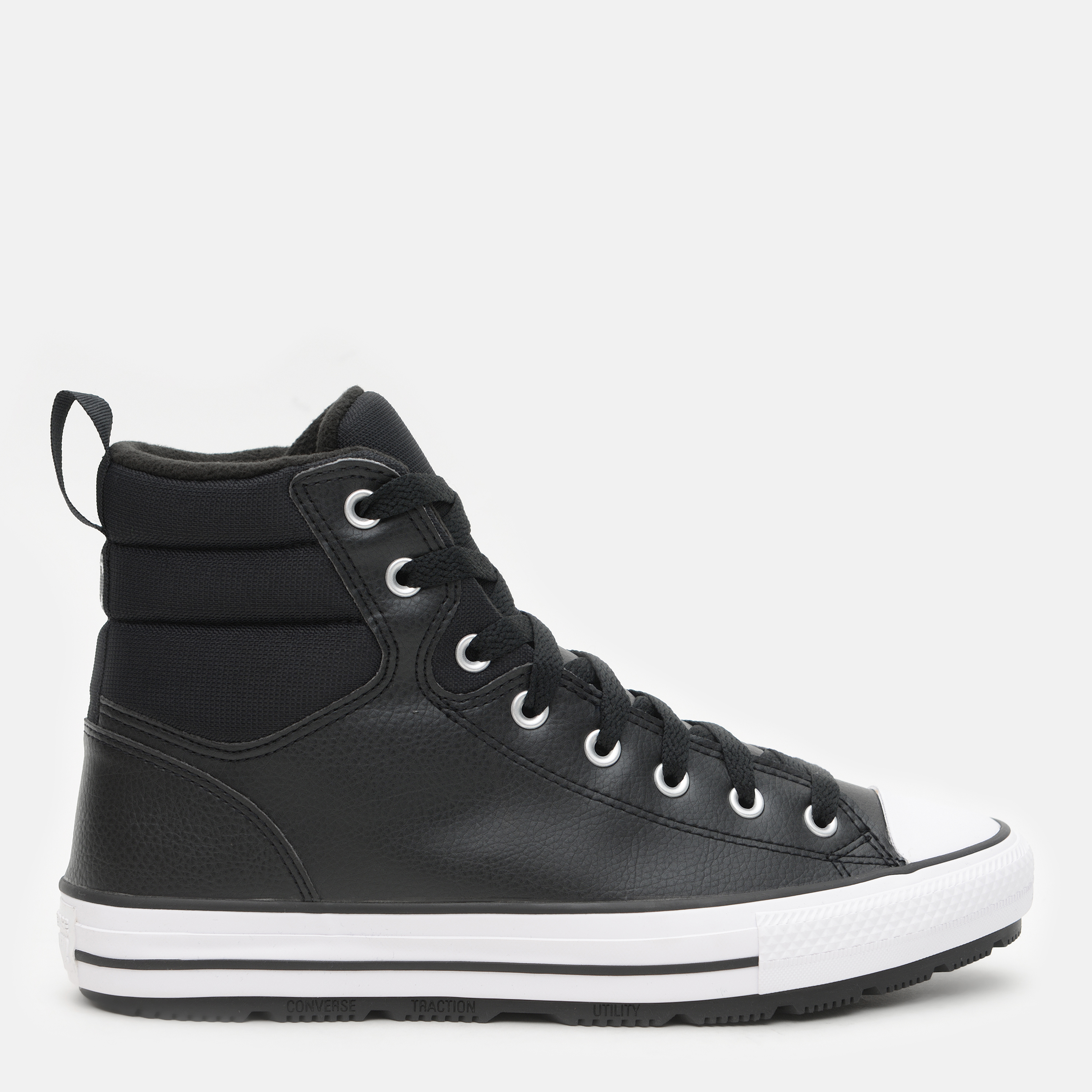 Акція на Чоловічі кеди високі Converse Chuck Taylor All Star Berkshire Boot 171448C 45 (11) 29.5 см Black/White/Black від Rozetka