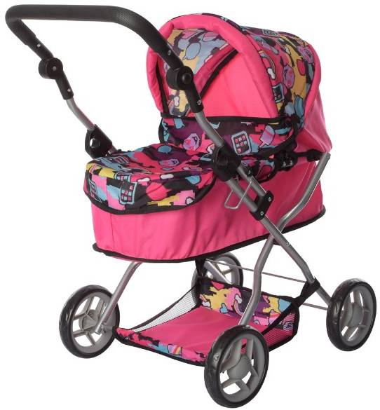 

Коляска для кукол Melogo 9680 (Melogo 9680 pink)