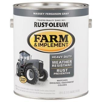 

Эмаль для техники по металлу Rust Oleum серая, банка 3,78л (арт.280174)