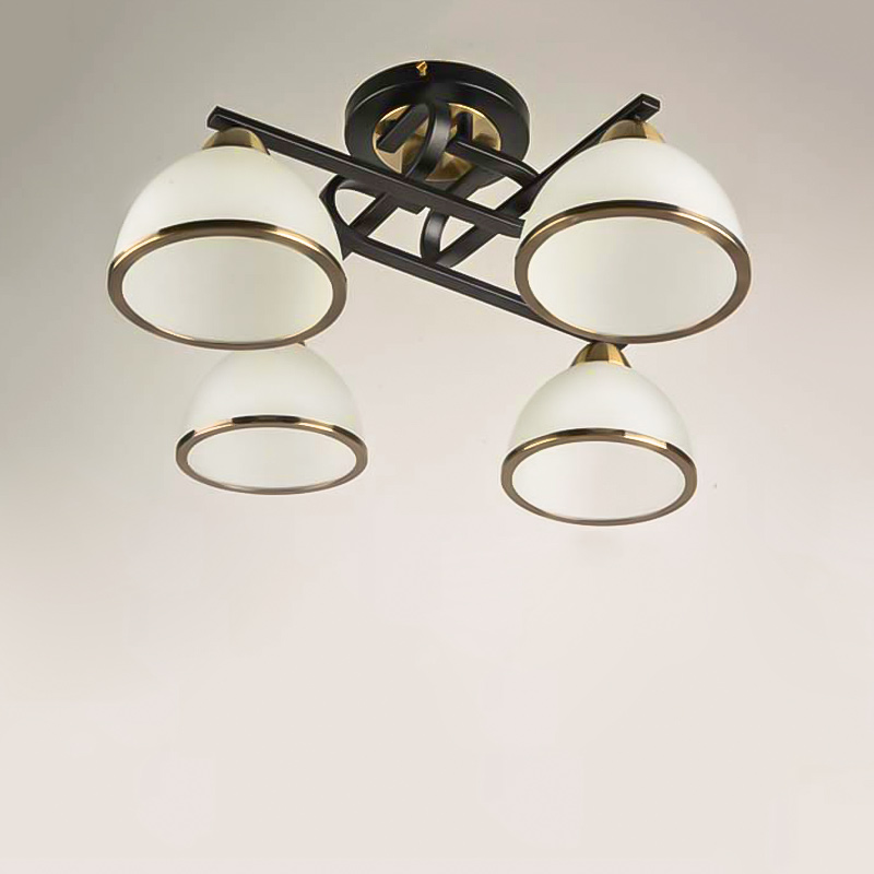 

Люстра стельова Light House SRS-16288/4 чорний + бронза