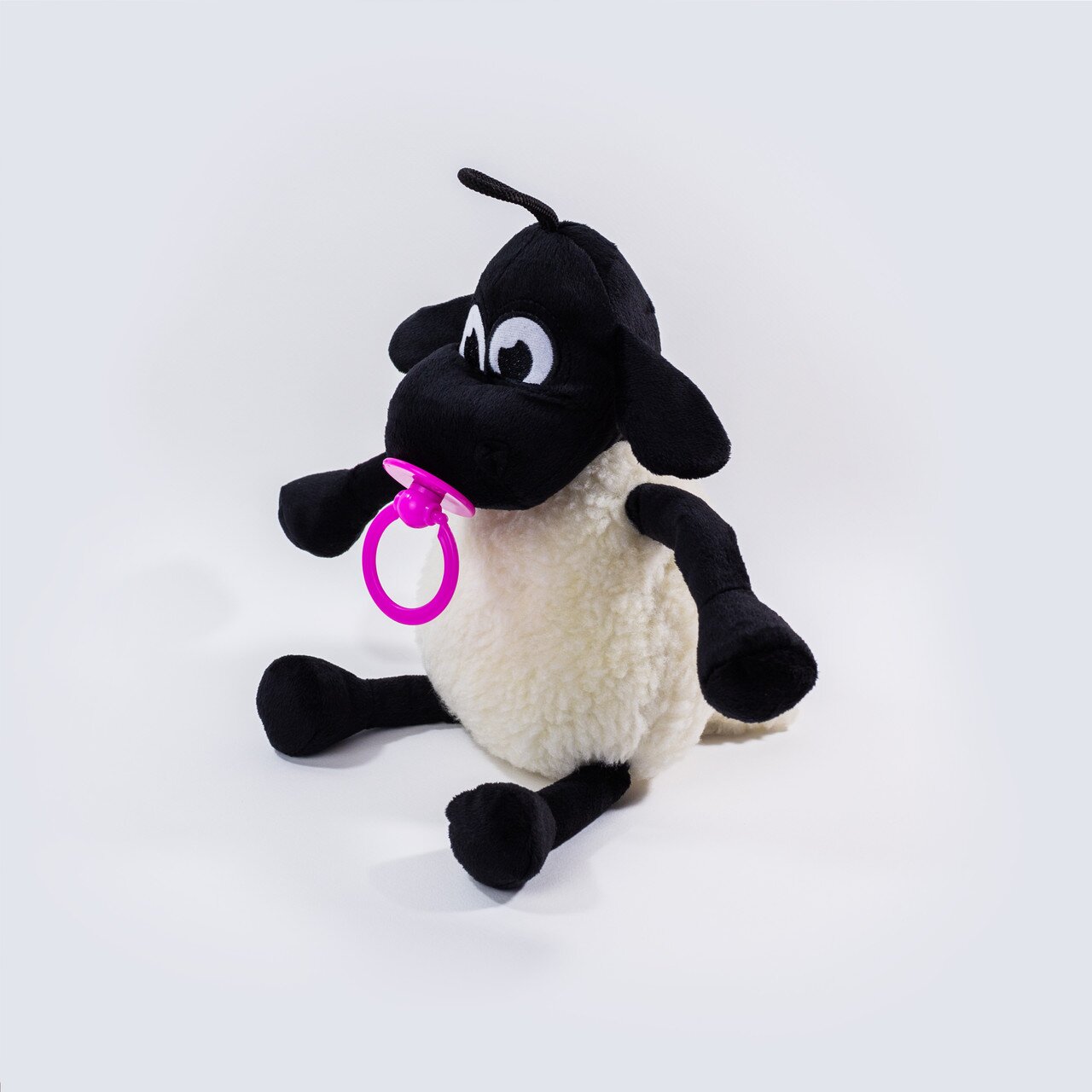 

Мягкая игрушка Weber Toys Барашек Тимми 36 см розовая соска