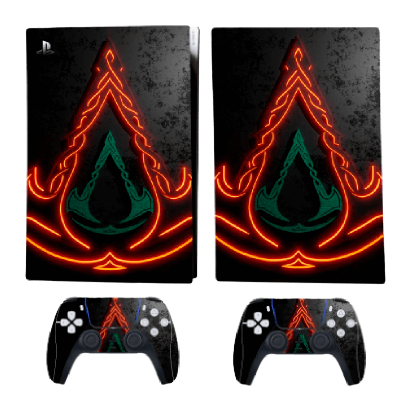 

Наклейка RMC PlayStation 5 Assassin's Creed Black Новое