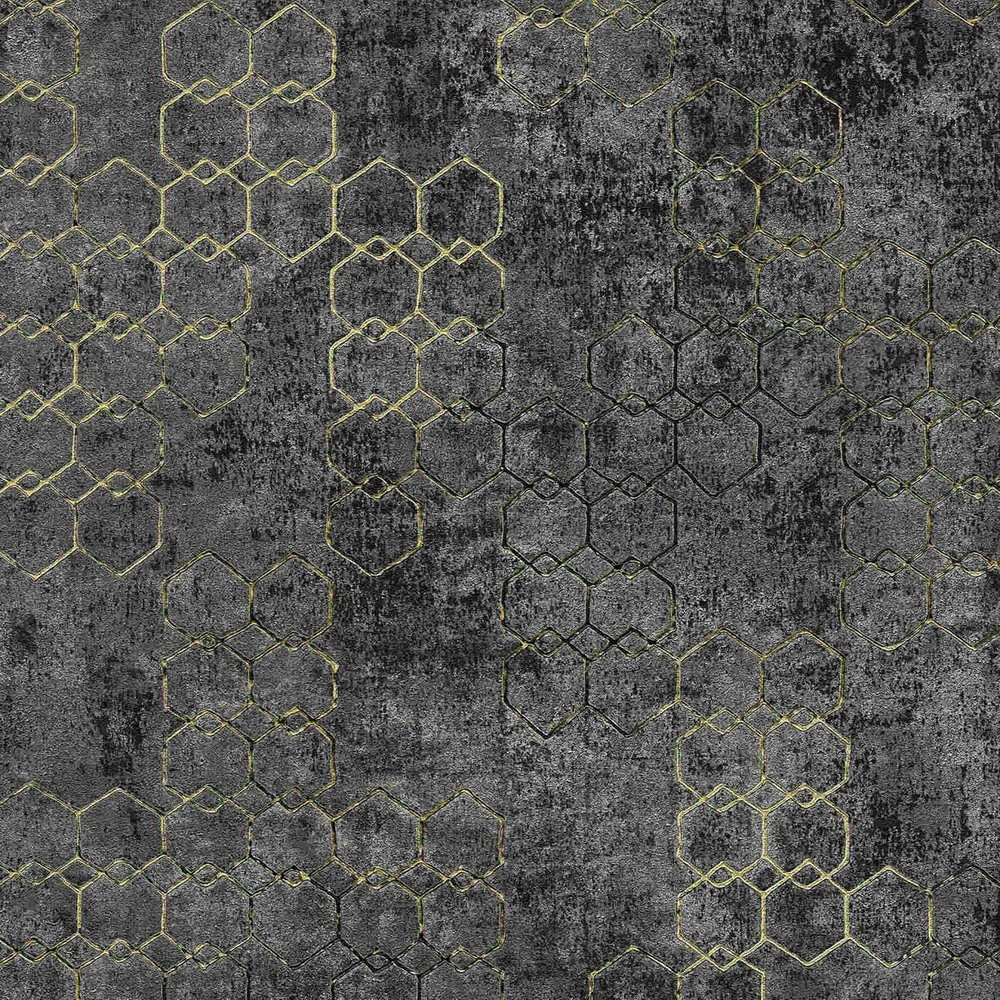 

Обои 37424-6 AS Creation New Walls соты графит 0.53 х 10.05 м