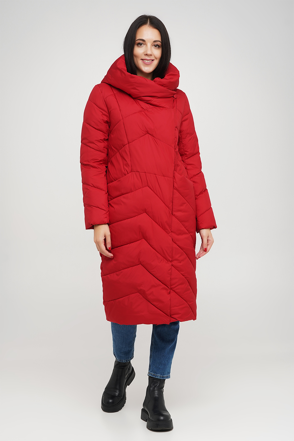 

Куртка зимняя Tangcoi 2200 красный 170 XXL (р)
