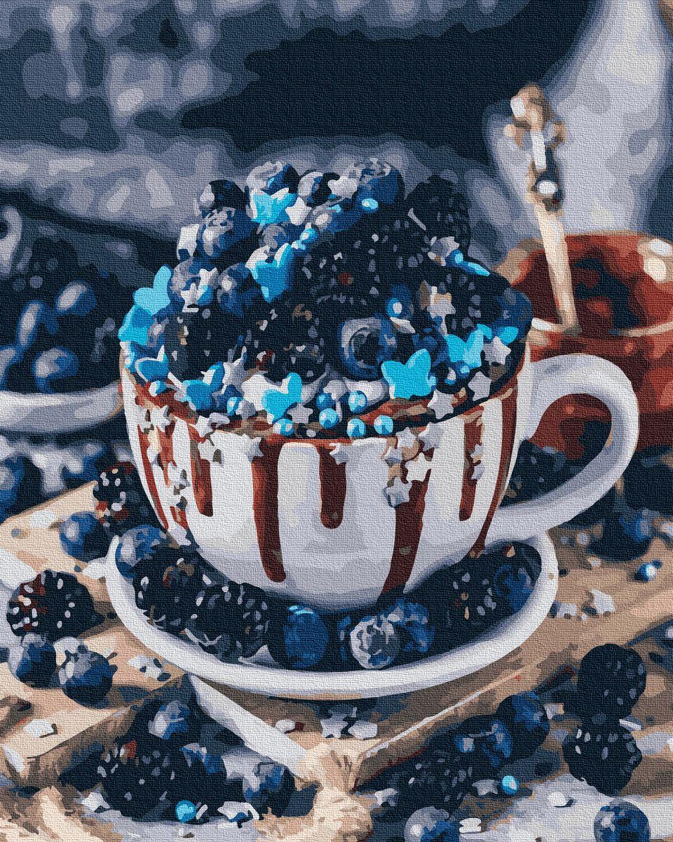

Картина по номерам GX37863 Черничный десерт, 40х50 см., Rainbow Art