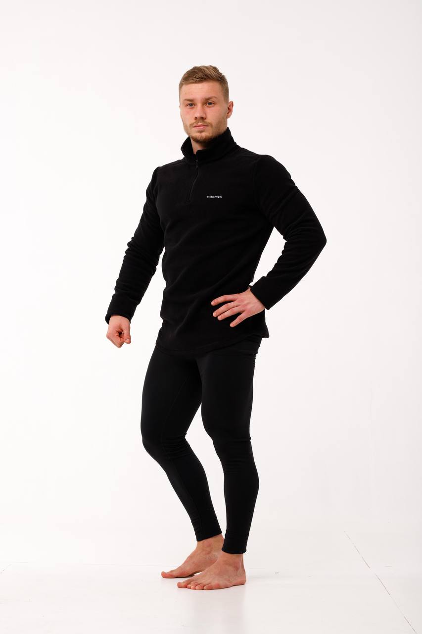 

Мужская флисовая кофта ThermoX Base 1.0 XL Черная