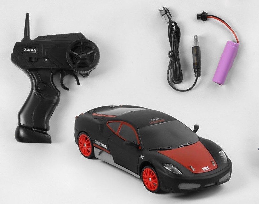 

Машина на радиоуправлении SC 24 A 01 / 06 аккумулятор 3.7 V, подсветка фар, дорожные конусы