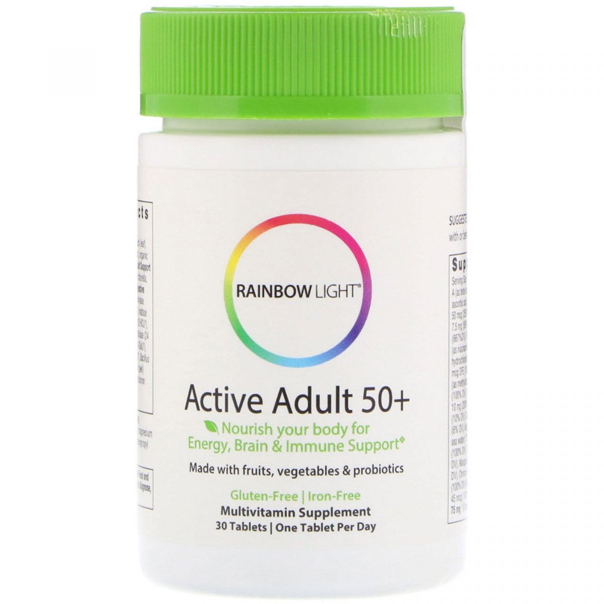 

Мультивитамины 50+ Rainbow Light ( Active Adult) 30 таблеток