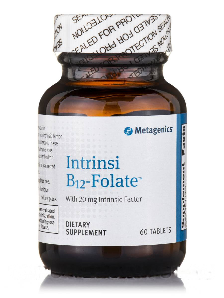 

Витамин В-12 и фолиевая кислота Metagenics Intrinsi B12-Folate 60 таблеток