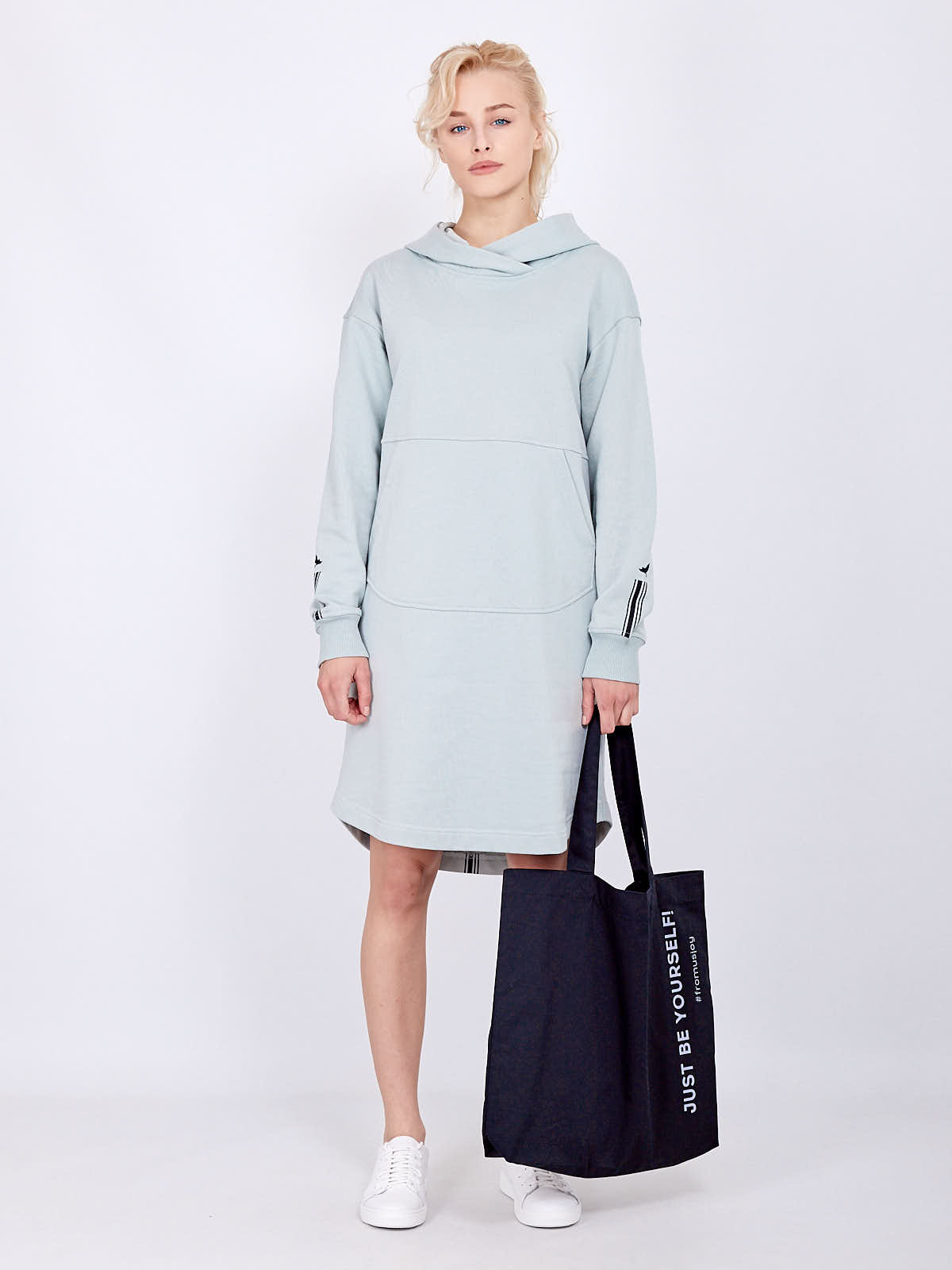 

Платье Fromus с карманом впереди диагональ XL/XXL(48-50) Ментоловый 2490-16