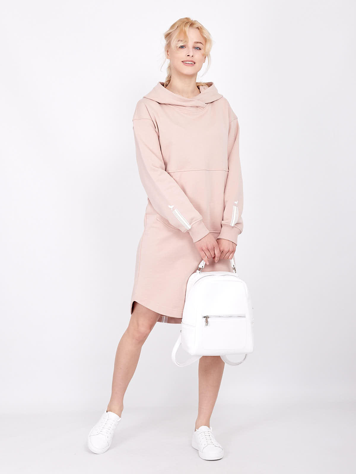 

Платье Fromus с карманом впереди диагональ S/M(42-44) Бежевый 2490-43