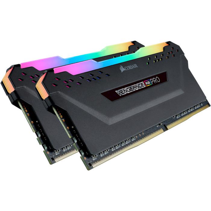 

Модуль памяти CORSAIR Vengeance RGB Pro Black DDR4 3600MHz 16GB Kit 2x8GB (CMW16GX4M2Z3600C20)