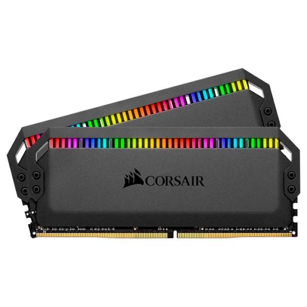 

Модуль памяти CORSAIR Dominator Platinum RGB Black DDR4 3600MHz 16GB Kit 2x8GB (CMT16GX4M2C3600C18)