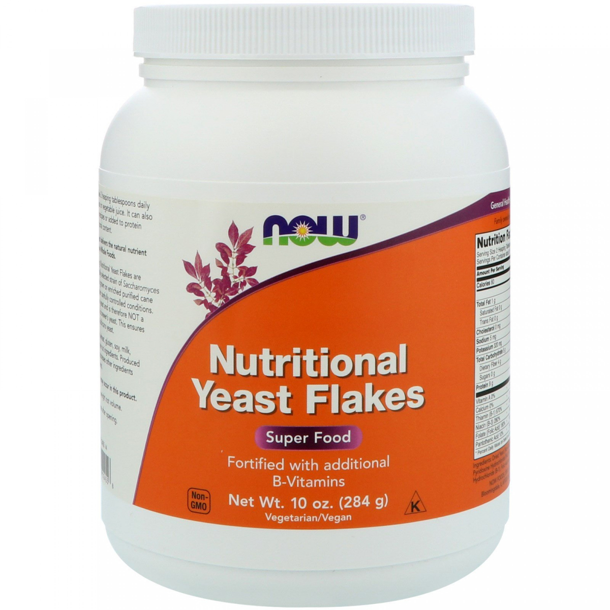 

Пивные дрожжи хлопья Now Foods Nutritional Yeast Flakes 284 г