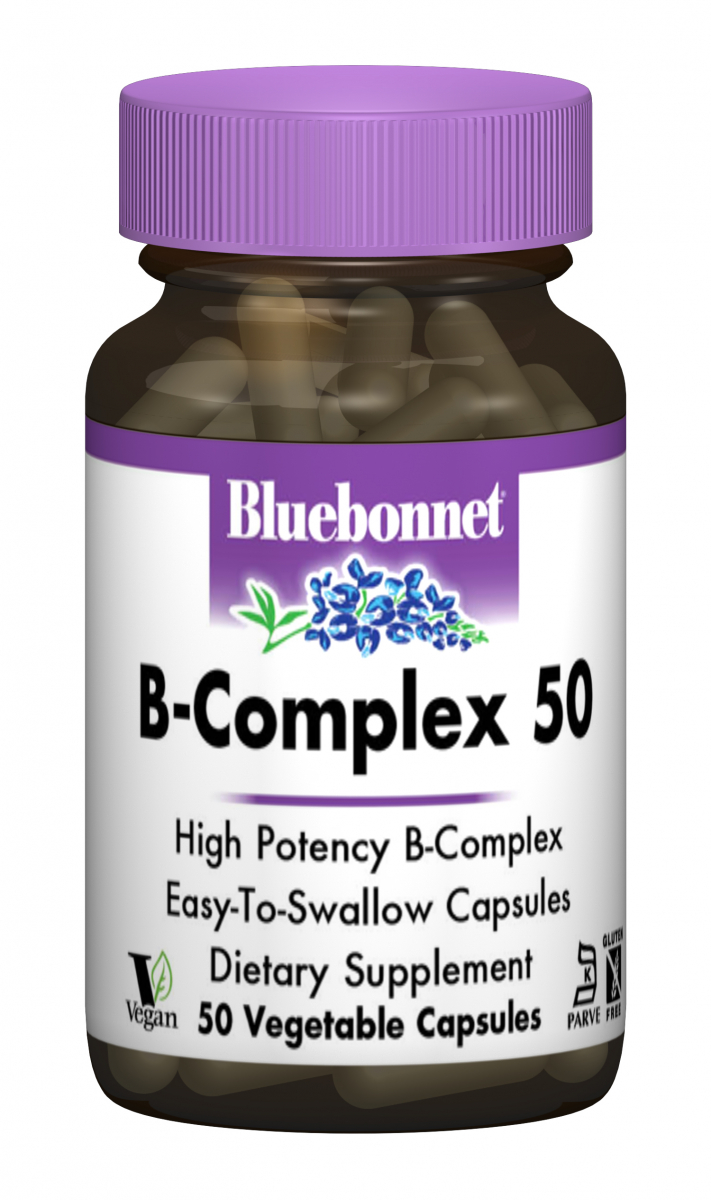 

Комплекс B-50 Bluebonnet Nutrition (B-Complex 50) 50 капсул