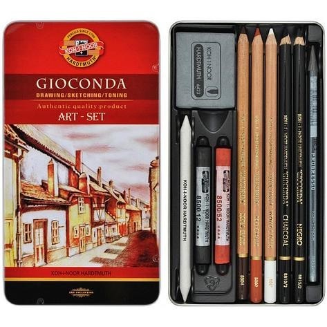 

Набор художественный подарочный KOH-I-NOOR GIOCONDA 8890, 10 предметов в металлической упаковке