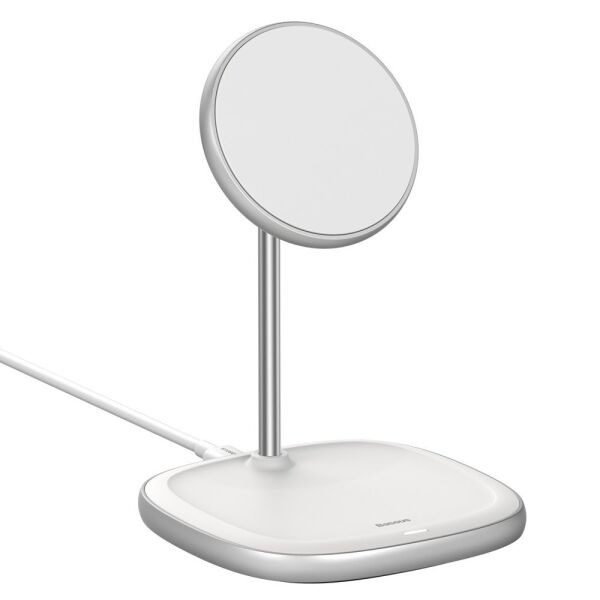 

Беспроводное зарядное устройство Baseus Swan Magnetic Desktop Bracket (WXSW-02) - White