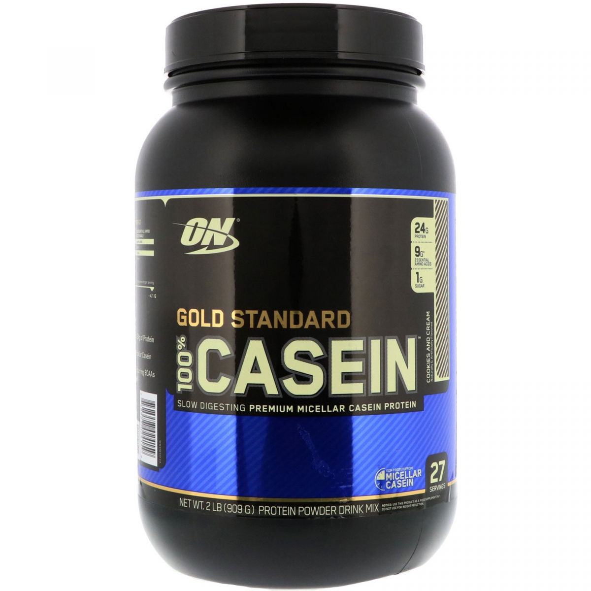 

Казеиновый протеин печенье и сливки Optimum Nutrition (Casein) 100% Casein 909 г