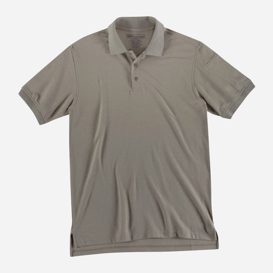 

Поло тактическое 5.11 Tactical Tactical Utility Short Sleeve Polo 41180-160  Silver Tan, Поло тактическое 5.11 Tactical Tactical Utility Short Sleeve Polo 41180-160 2XL Silver Tan