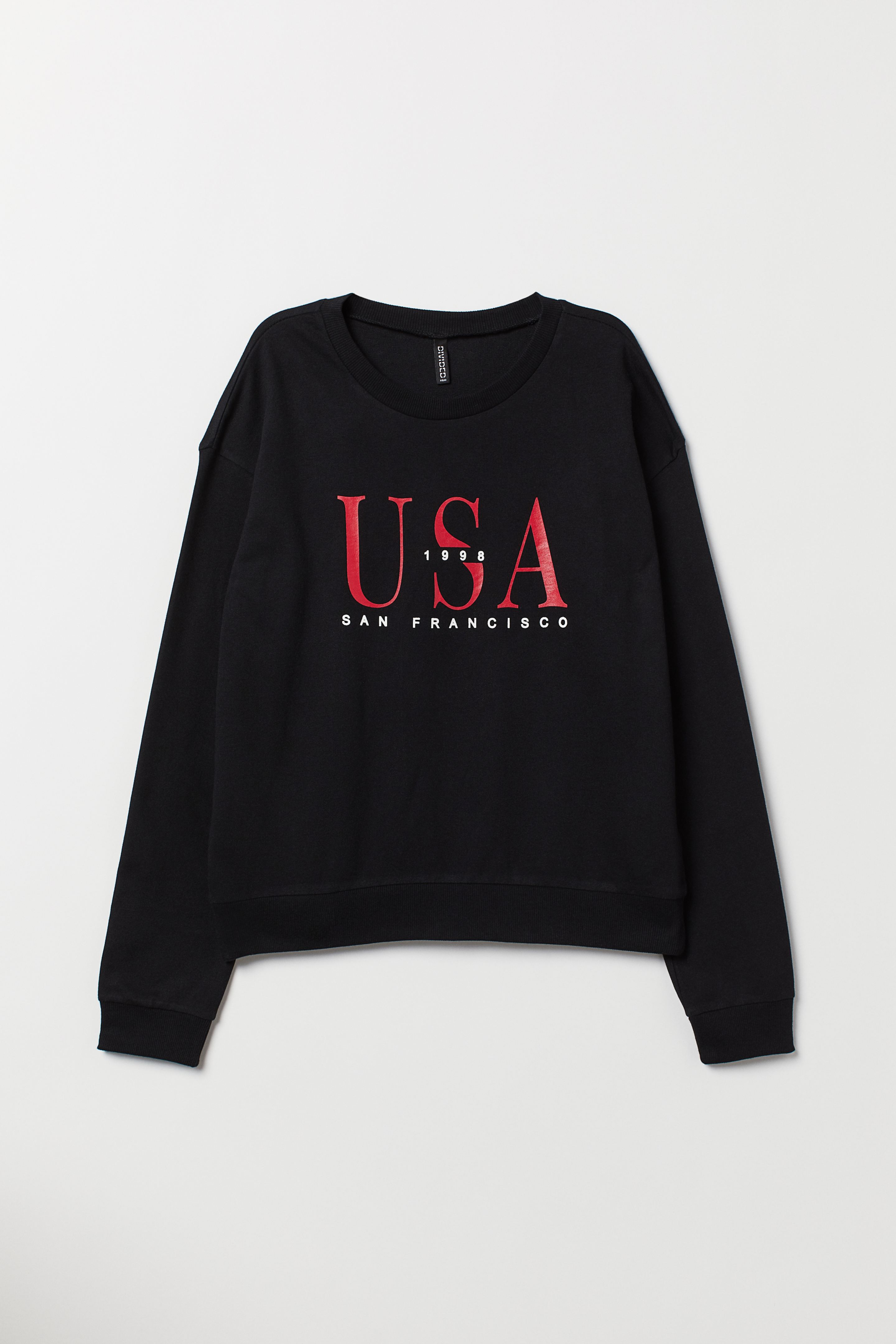 

Свитшот H&M  черный 6983289, Свитшот H&M S черный 6983289