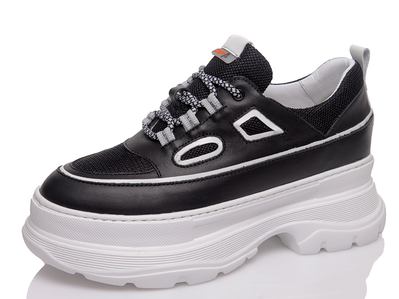 

Кроссовки женские деми Patterns 00-00011558 Черный р.37 (25 см.)