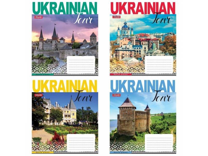 

Тетрадь .1Вересня 24л. кл UKRAINAIN TOUR (УКРАИНА) (20шт)