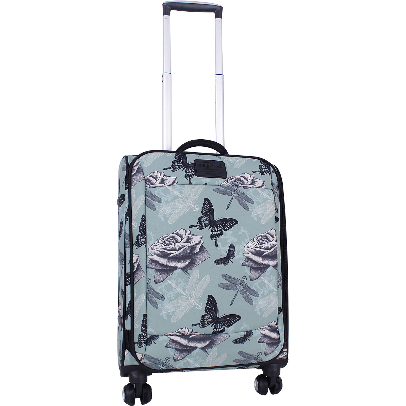 

Чемодан для ручной клади Bagland Marseilles Gray rose, 36 л., 35х45х23 см., (С732-0037966194)