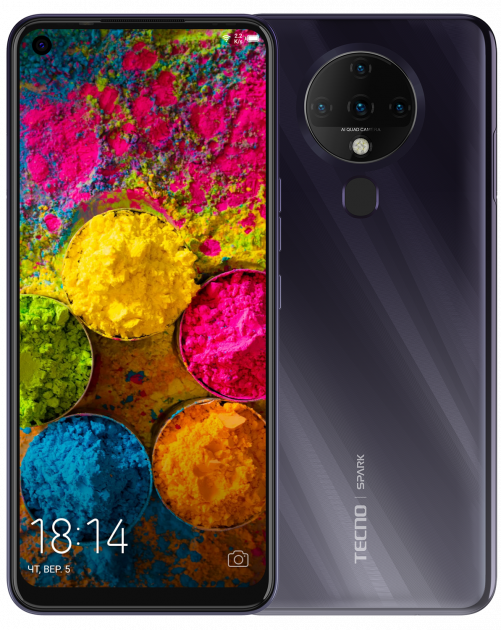 

Мобильный телефон Tecno Spark 6 4 64GB Comet Black