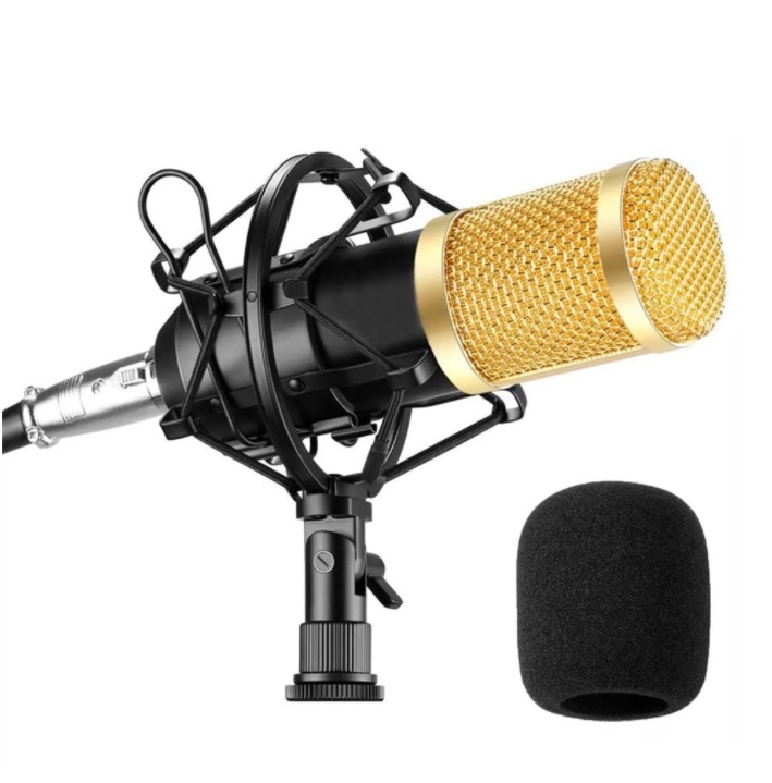 

Конденсаторный микрофон Green Audio BM-800 Black с ветрозащитой и пауком
