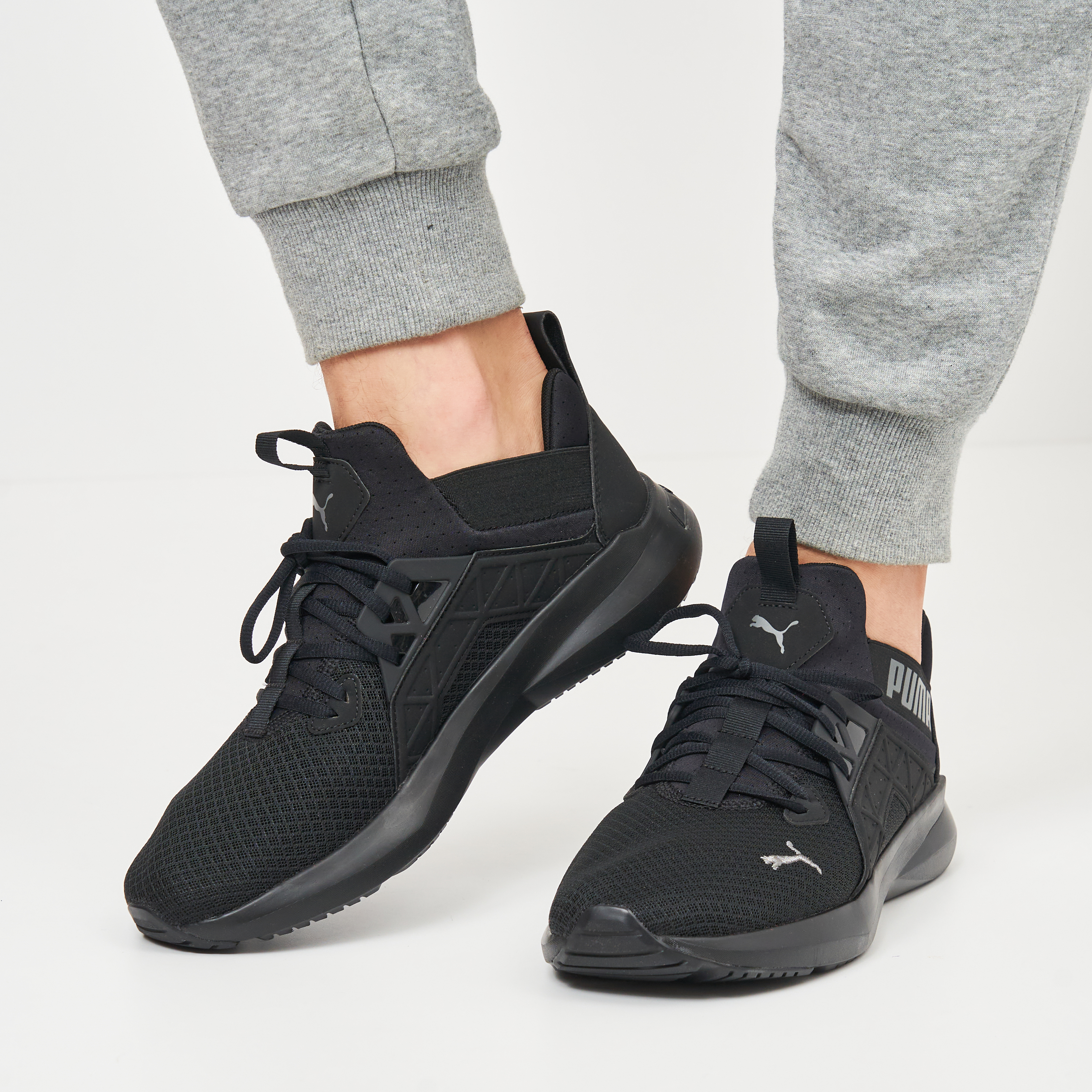 Puma enzo outlet black mens