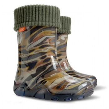 

Резиновые сапоги DEMAR Stormic Lux Print 0033 N хаки р.30/31
