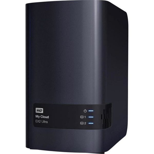 

Накопитель внешний HDD 3.5" USB/LAN 8.0TB WD My Cloud EX2 Ultra NAS Black (WDBVBZ0080JCH-EESN)