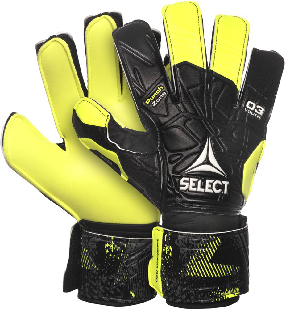 

Вратарские перчатки Select Goalkepeer Gloves 03 Youth 2 (405) Черно-желтые (5703543200399)