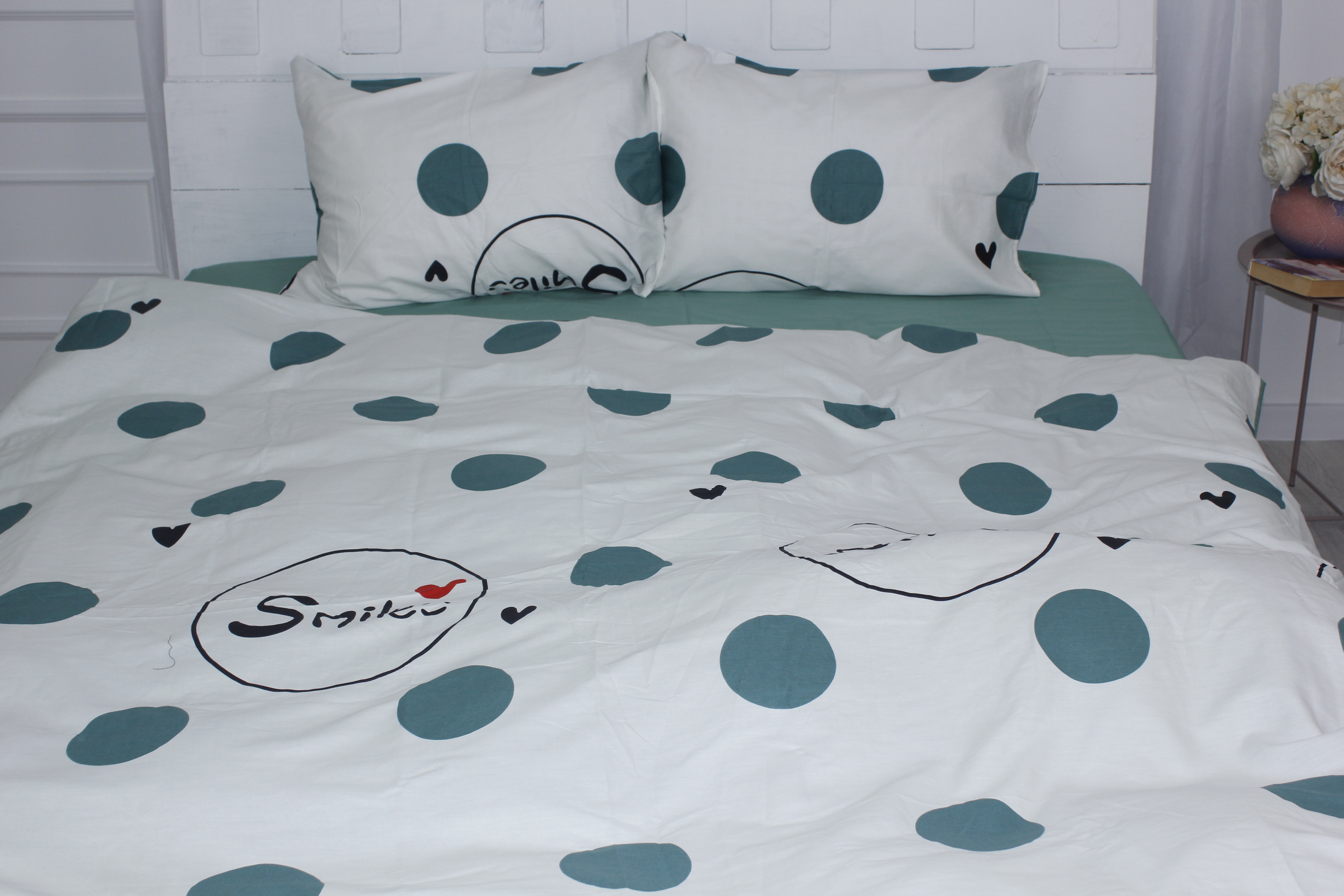 

Простынь MirSon Сатин Premium 22-1168 Camomile 180x220 см
