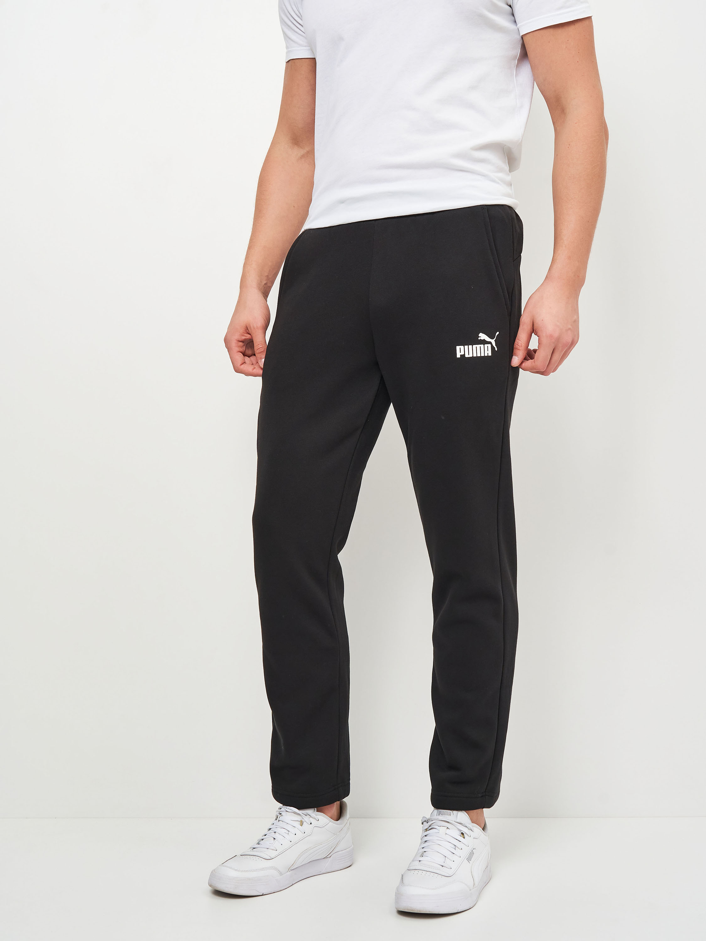 Акція на Спортивні штани утеплені чоловічі Puma ESS Logo Pants 58671801 XXL Чорні від Rozetka