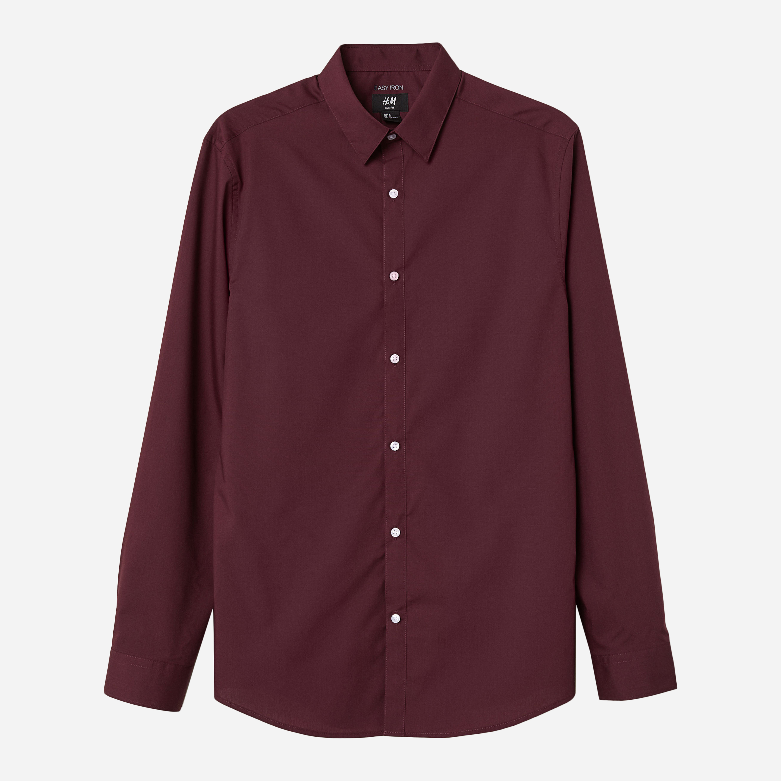 

Рубашка H&M 01-0501616-015 XS Бордовая (СА2000001870334)